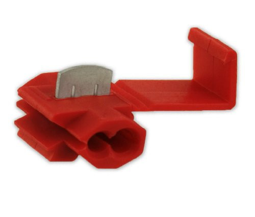 Szybkozłączka samochodowa 0.5-1mm czerwona opak=100 szt