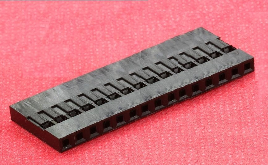 Obudowa złącza czarna 1x15PIN r.2.54mm opak=100 szt