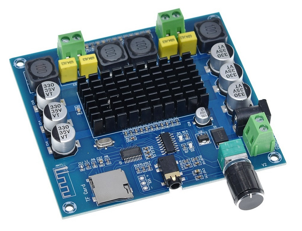 Wzmacniacz audio 2x50W + bluetooth A314