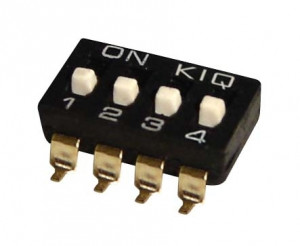 DIP Switch IC SMD x4 Czarny l=42szt