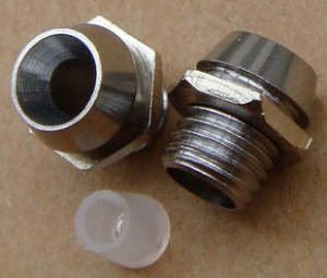 Oprawka LED 5mm metalowa opak=100 szt