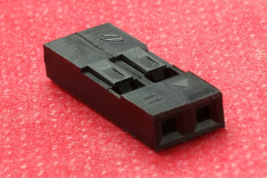 Obudowa złącza czarna 1x2PIN r.2.54mm opak=100 szt