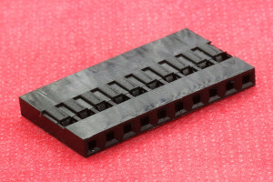Obudowa złącza czarna 1x10PIN r.2.54mm opak=100 szt