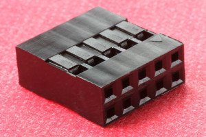 Obudowa złącza czarna 2x5PIN r.2.54mm opak=100 szt