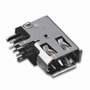Gniazdo IEEE 6pin kątowe do druku boczne