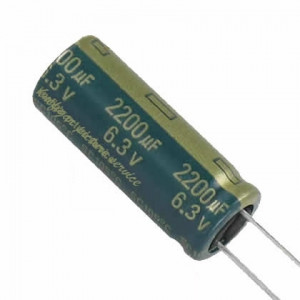 Kondensator 3300uF/6.3V 10x20mm LOW ESR opak=100 szt