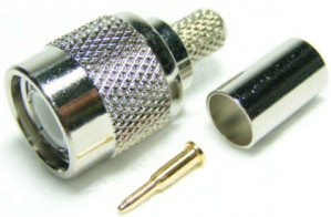 Złącze męskie TNC 50 Ohm zaciskane na kabel