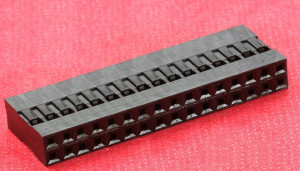 Obudowa złącza czarna 2x16PIN r.2.54mm opak=100 szt