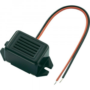 Buzer z generatorem, sygnał ciągły 12V 23x17x15mm