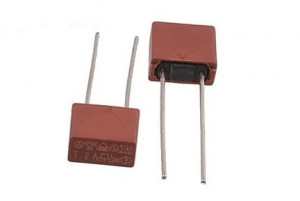 Bezpiecznik kubkowy 1.6A 250V r=5.08 zwłoczny prostokątny