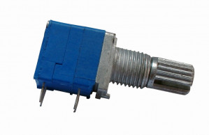 Potencjometr obrotowy 9x11 50K Ohm B (liniowy) z wyłącznikiem l=15mm