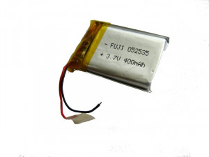 Akumulator Li-Poly 400mAh 3.7V 1.6Wh