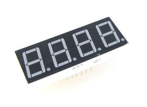 Wyświetlacz 4 cyfry h=14.22mm Czerwony WK (wspólna katoda) (FJ5461AH)
