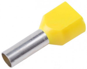 Końcówka rurkowa izolowana podwójna 1.5/8mm opak=100 szt