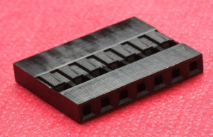 Obudowa złącza czarna 1x7PIN r.2.54mm opak=100 szt