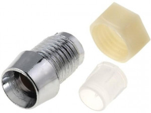 Oprawka LED 5mm wklęsła srebrna opak=100 szt