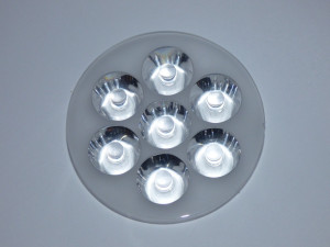 Soczewka na 7 LED mocy kąt 60° SPL10