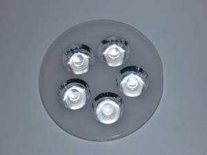 Soczewka na 5 LED mocy kąt 60° SPL9