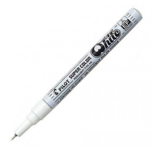 Marker olejowy do rysowania ścieżek grubość=1mm biały