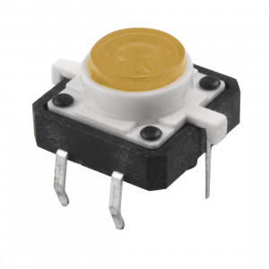 Tact Switch 12x12mm h=7mm żółte podświetlenie