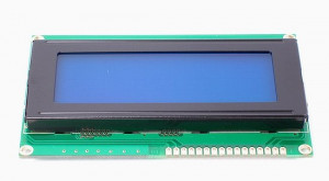 Wyświetlacz LCD 4x20 98x60mm niebieskie podświetlenie