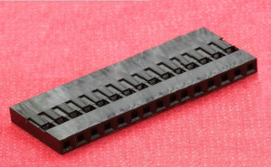 Obudowa złącza czarna 1x15PIN r.2.54mm opak=100 szt