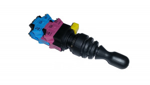 Przełącznik joystick 4 pozycje 2xON-OFF-ON bistabilny 10A 250V 22mm
