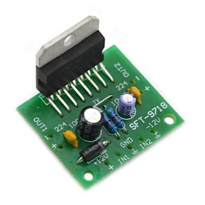 Wzmacniacz audio mini 2x15W TDA7297