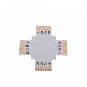 Złączka taśm LED RGB typ "+"