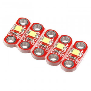 Moduł 5 LED 1206 biała zimna do Lilypad