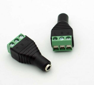 Gniazdo mały jack (minijack) 3.5 stereo z szybkozłączem