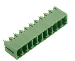 XY2500V-F-10P listwa męska 10 pin prosta, zamknięta opak=100 szt