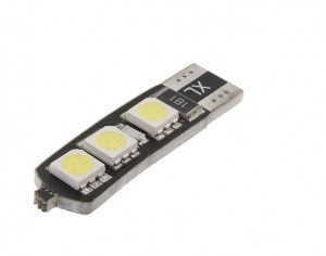 Żarówka LED 12V T10 1 W Biała 6 LED