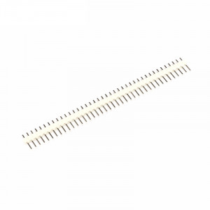 Wtyk szpilkowy prosty 1X40 Biały opak=100 szt