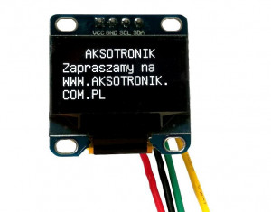 Moduł wyświetlacza OLED I2C 128x64 Biały