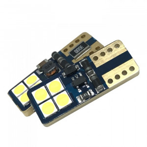 Żarówka LED 12V T10 1.9W płaska Biała