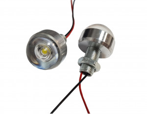 Lampka LED 5V biała 1W 26mm h=21mm