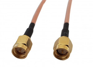 Adapter złącze SMA męskie -> złącze SMA męskie 15cm