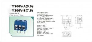 AK 7.50mm h=12.20 3pin opak=100 szt T2