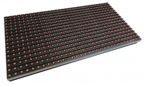Panel LED 32x16 czerwony THT HUB12