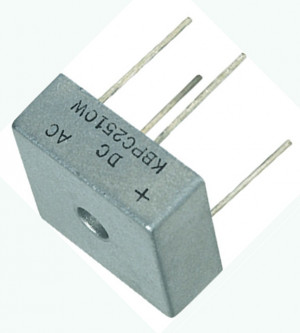 Mostek prostowniczy KBPC2510W 25A 1000V druty