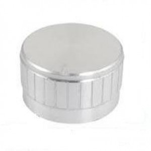 Gałka potencjometru srebrna 40mm GSL40