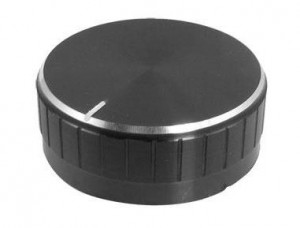 Gałka potencjometru czarna 40mm GCL40