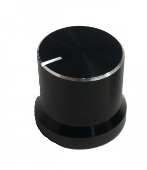 Gałka potencjometru czarna 15mm GCLGK15 h=16mm