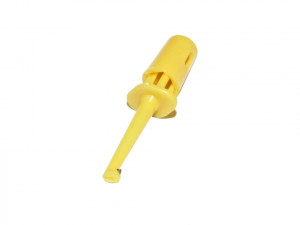 Chwytak pomiarowy haczyk l=43mm żółty