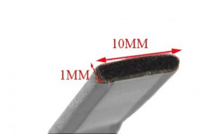 Uszczelka przewodząca 10x1000mm grubość 1mm