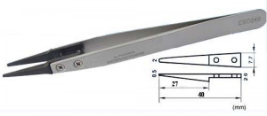 Pęseta z wymiennymi końcówkami ESD-259
