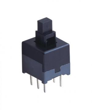Przełącznik mini PB08B podwójny bistabilny PCB 8x8mm