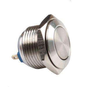 PBW-19BK Przycisk wandaloodporny monostabilny 2A 250V klawisz płaski