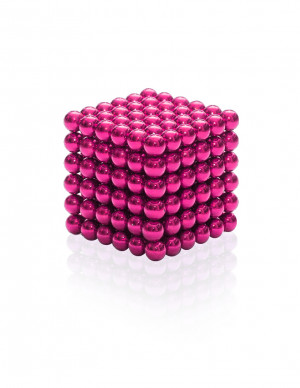 Magnes neodymowy kulka średnica 5mm "NEOCUBE" różowy